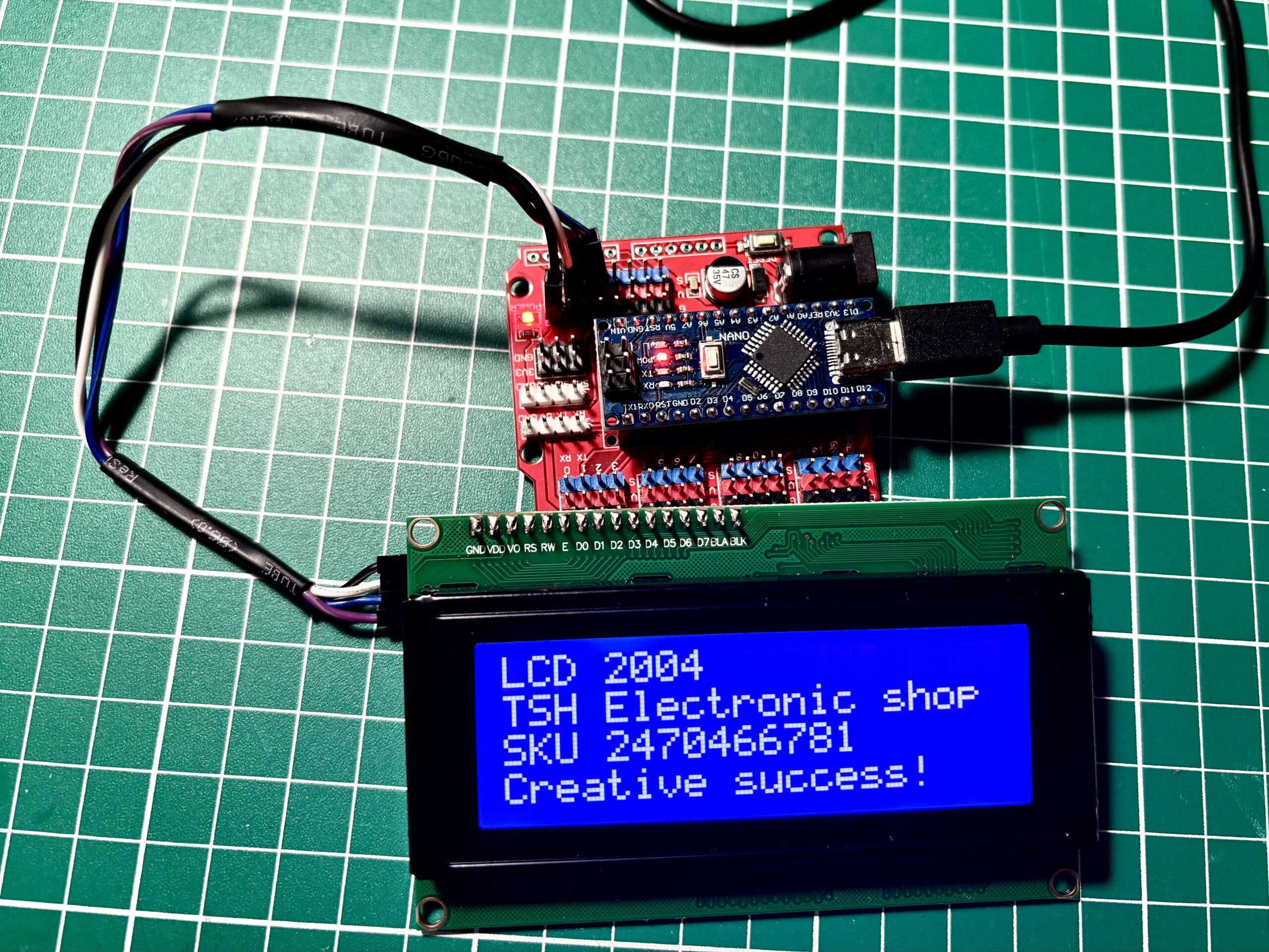 Руководство по работе с LCD-дисплеями с I2C модулем